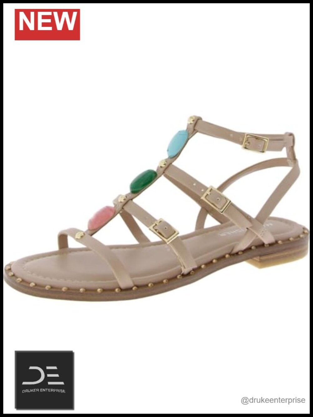 Marc Fisher Yessah Strappy Sandals Open Toe Buckle Heels